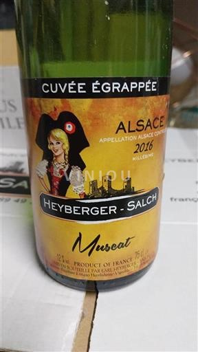 Alsace Heyberger-Salch Égrappée 2016