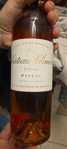 Bordeaux Barsac Château Climens 2005