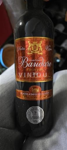 Sud-Ovest Fronton Château Baudare Vieilles Vignes 2016