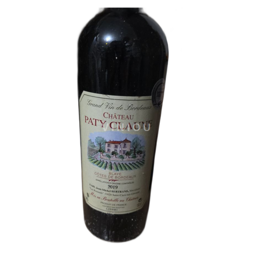 Burdeos Blaye-Côtes de Burdeos Château Paty Claune 2019