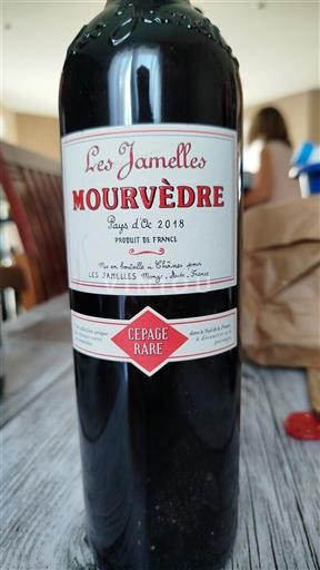 Languedoc và Roussillon Vùng đất Oc Les Jamelles Mourvèdre 2018
