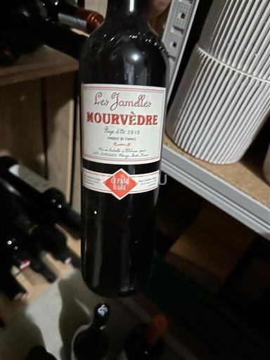 Languedoc e Roussillon Pays d'oc Les Jamelles Mourvèdre 2018