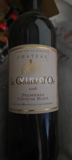 Bordeaux Ikke specificeret Château La Goutte Or 2008