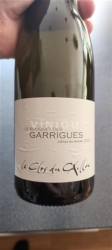 Vin Rouge sec Le Bouquet des Garrigues Le Clos du Caillou 2024 France Vallée du Rhône Côtes-du-rhône AOC