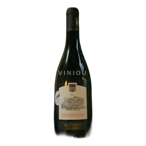 Vin Rouge sec ROAIX élevé en fût de chêne Médaille d’Or Paris Les Vignerons de Roaix-Séguret 2021 France Vallée du Rhône Côtes-du-rhône-villages AOC