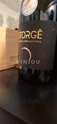 Viner Rouge sec Storgê Domaine Souleyrol 2021 Frankrike Rhônedalen Ventoux AOC