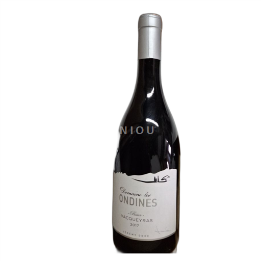 Vin Rouge sec Domaine Des Ondines 2017 France Vallée du Rhône Vacqueyras AOC