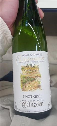 Alsace Alsace Grand Cru Grand Cru Jean-Bernard Weinzorn Florimont 2012