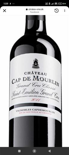 Бордо Сент-Емільйон Гран Крю Château Cap de Mourlin 2011