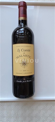 Bordeaux Pessac-Léognan Le Comte de Malartic 2020