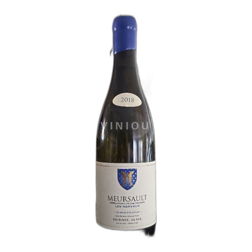 Vin Blanc sec Les Narvaux SAS Boyer-De Bar 2018 France Bourgogne Meursault AOC