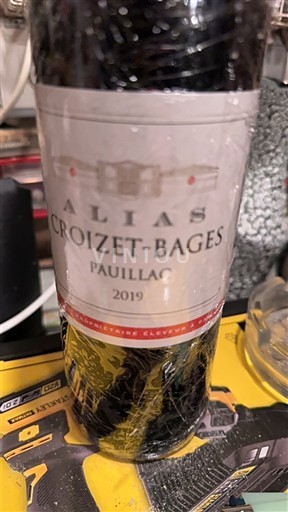 Bordeaux Pauillac Croizet-Bages Alias 2019