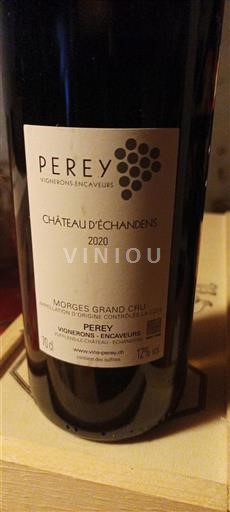 Vaud La Côte AOC Château Échandens 2020