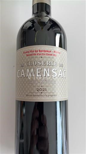 Bordeaux Haut-Médoc Camensac La Closerie de Camensac 2021