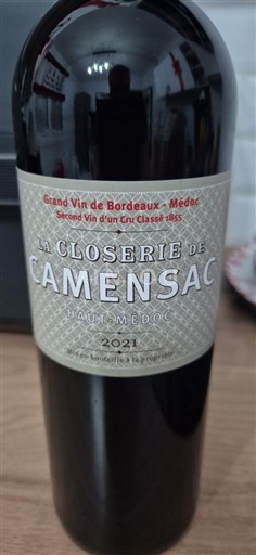 Bordeaux Haut-Médoc Camensac La Closerie de Camensac 2021