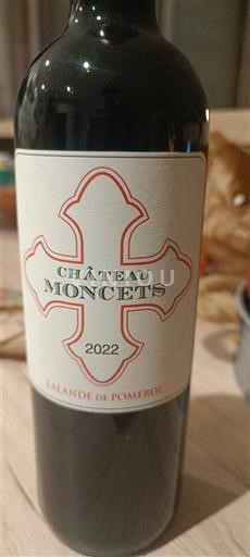 Bordéus Lalande-de-Pomerol Château Moncets 2022