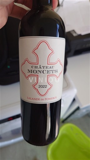 Bordeaux Lalande-de-Pomerol Château Moncets 2022