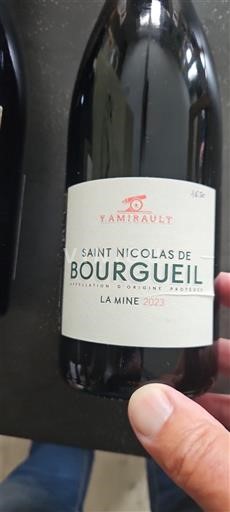 Thung lũng sông Loire Saint-Nicolas-De-Bourgueil Y. Amirault La Mine 2023