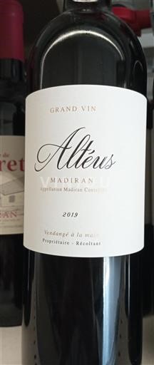 Zuidwest-Frankrijk Madiran Alteus 2019