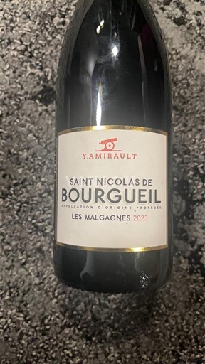 Loiretal Saint-Nicolas-De-Bourgueil Y. Amirault Les Malgagnes 2023