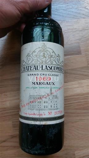 Bordéus Margaux Grand Cru Château Lascombes 1969