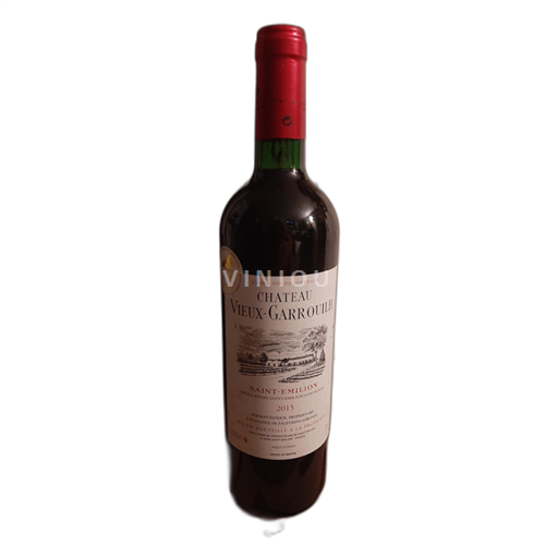 Bordéus Saint-Émilion Chateau Vieux-Garrouilh 2015