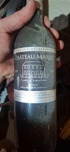 Bordéus Médoc Château Mareil Chancelade 2008
