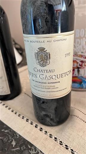 Bordeaux Saint-Estèphe Cru Bourgeois Capbern Gasqueton 1995