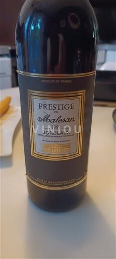 Bordeaux Malesan Prestige 1989