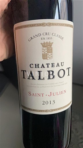 Bordeaux Saint-Julien Grand Cru Talbot 2013