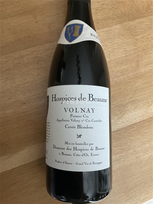 Bourgogne Volnay Premier Cru Hospices de Beaune Blondeau 2016