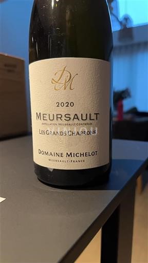 Bourgondië Meursault Domaine Michelot Les Grands Charrons 2020
