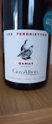 Thung lũng sông Loire Touraine Guy Allion Les Perdriettes 2023