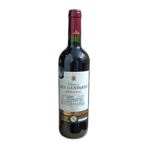 Vin Rouge sec Château Des Ganfards 2022 France Sud-Ouest Bergerac AOC