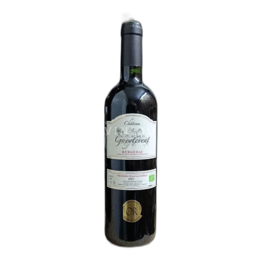 Vin Rouge sec Château Gueytevent 2021 France Sud-Ouest Bergerac AOC