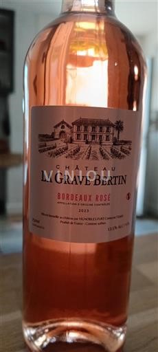 Bordeaux Bordeaux Rosé Château La Grave Bertin 2023