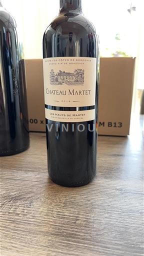 Bordeaux Ospecificerad Château Martet Les Hauts de Martet 2018