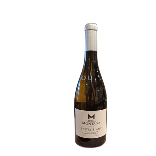 Vin Blanc sec L'Astre Blanc Château Montana 2023 France Roussillon Côtes-du-roussillon AOC bio