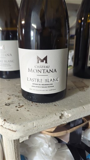 Roussillon Côtes du Roussillon Château Montana L'Astre Blanc 2023