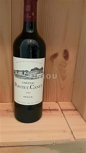 Burdeos Pauillac Grand Cru Pontet-Canet 2012