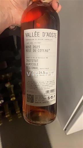 Valle d'Aosta Không được chỉ định Institut Agricole Régional Rosé du Coteau 2023