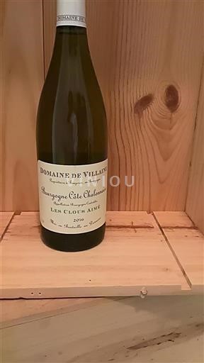 Burgundi Bourgogne Côte Chalonnaise Domaine Villaine Les Clous Aimé 2016