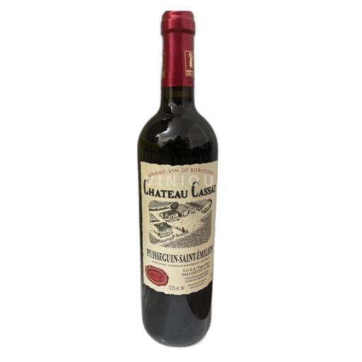 Bordeaux Puisseguin-saint-émilion Chateau Cassat 2019