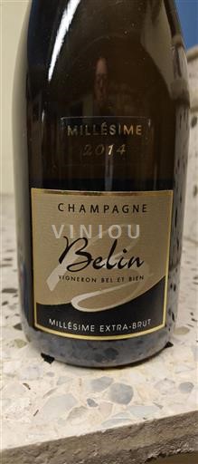 Champagne Belin Millésime Extra-Brut 2014
