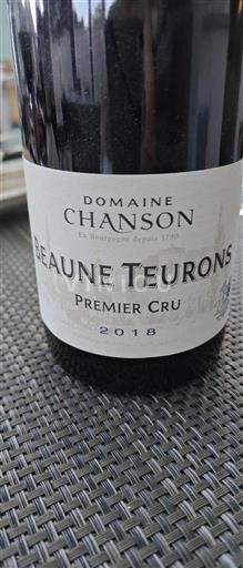 Bourgondië Beaune Premier Cru Chanson Beaune Teurons 2018