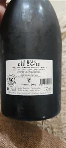 Bordeaux Crémant de Bordeaux Château La Rivière Le Bain des Dames Ohne Jahrgang