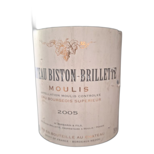 Bordeaux Moulis-en-Médoc Château Biston-Brillette 2005
