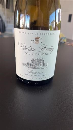 Burgundy Pouilly-Fuissé Château Pouilly 1551 2017