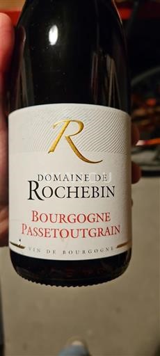 Vin Rouge sec Domaine Rochebin 2022 France Bourgogne Bourgogne-passetoutgrain AOC
