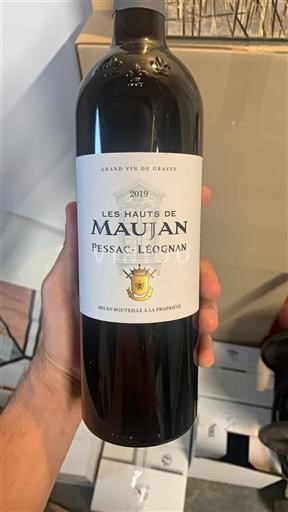 Vin Rouge sec Les Hauts de Maujan 2019 France Bordeaux Pessac-Léognan AOC
